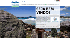 Desktop Screenshot of pousadamaresdosantinho.com.br