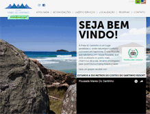 Tablet Screenshot of pousadamaresdosantinho.com.br
